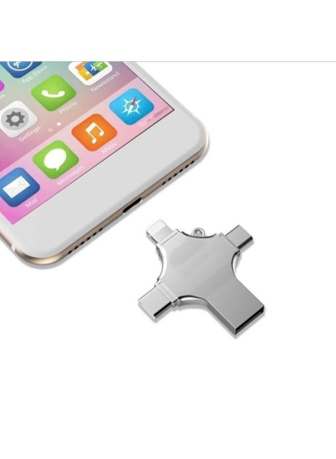 فلاش درايف 4 في 1 بمنفذ USB 3.0 وآخر Type-c 8 GB - Image 4